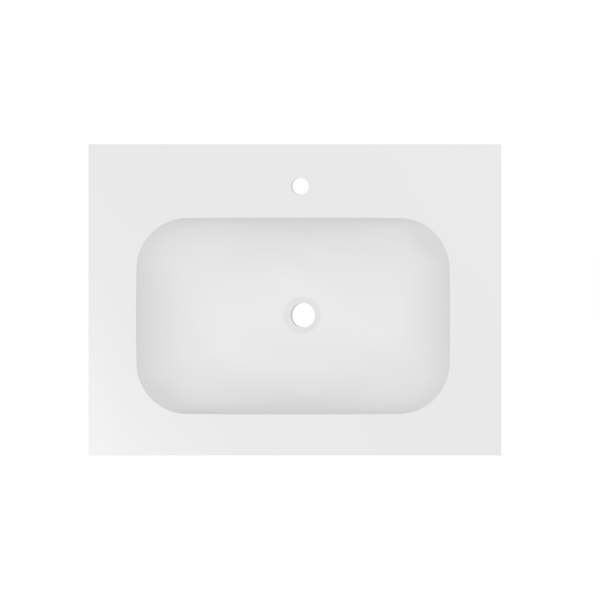 Раковина Elise VCB-4EL800MW, Corian цвет белый матовый