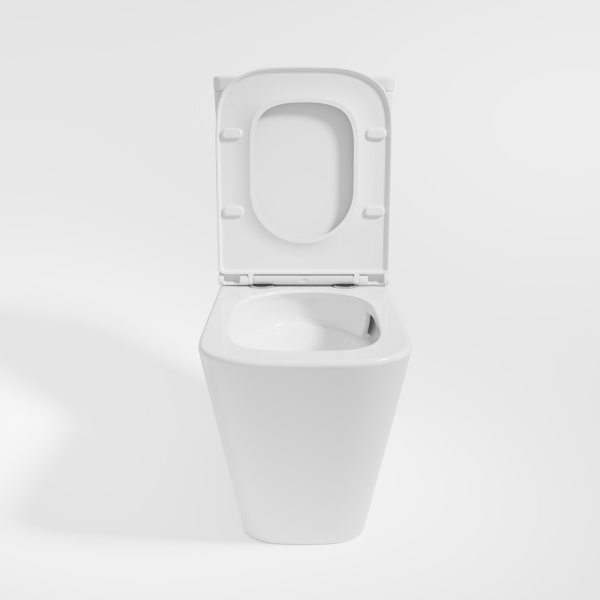 Унитаз-компакт Tornado Q-Line VT2-12T,  цвет белый, ультратонкое сиденье soft-close, P-trap