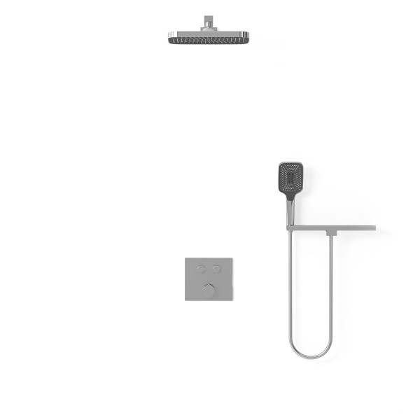 Душевой комплект VSFW-4211RCH встраиваемый, двухрежимный, хром