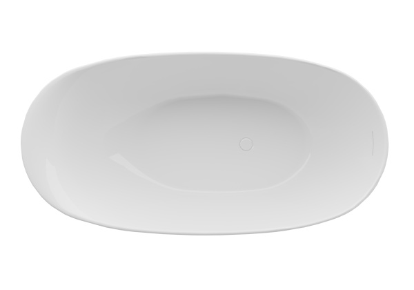 Ванна акриловая Vincea VBT-601-1700, 1700*850*580, цвет белый, слив-перелив в комплекте, белый