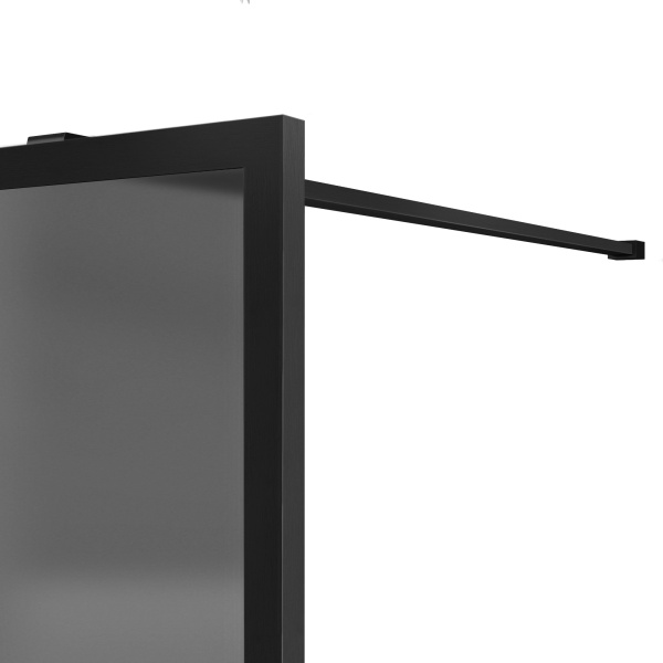 Душевая перегородка Walk-In VSW-1HP900GFB, 900*2000, черный матовый, стекло матовое тонированное Душевая перегородка Walk-In VSW-1HP900GFB, 900*2000, черный матовый, стекло матовое тонированное