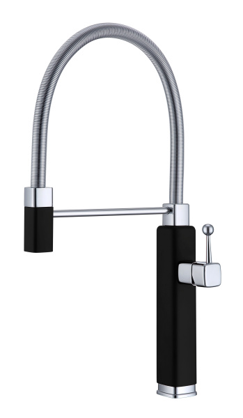 Смеситель для кухни Vincea VKF-101MB, черный