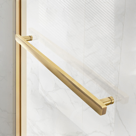 Душевая дверь Slim Soft VDS-1SS120CLG, 1200, брашированное золото, стекло прозрачное