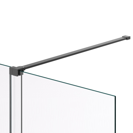 Душевая перегородка Волк-Ин (Walk-In) VSW-1WSL120CGGM, 1200*2000, вороненая сталь, стекло тонированное