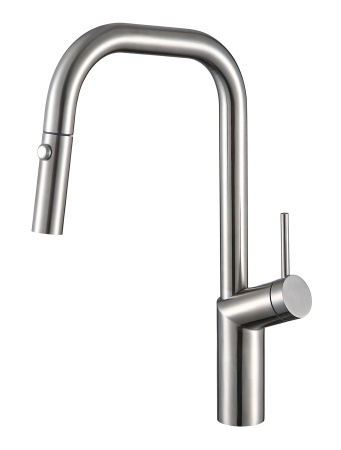 Смеситель для кухни Vincea VKF-107BN, брашированный никель