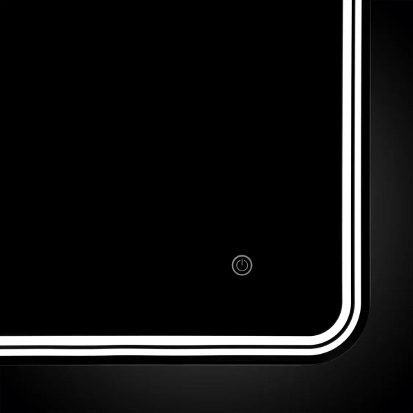 Зеркало LED VLM-3MA100 1000х800 c сенсорным выключателем и диммером