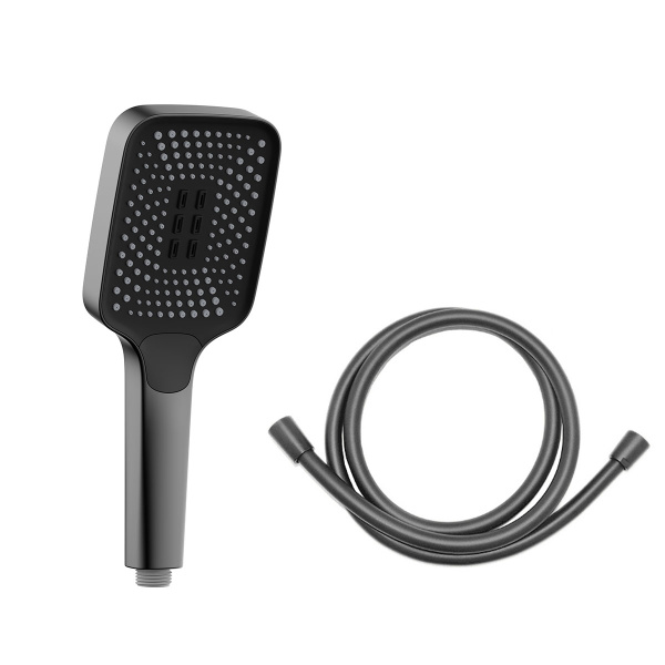 Душевой комплект VSFW-433T1GM встраиваемый, термостатический, трехрежимный, вороненая сталь