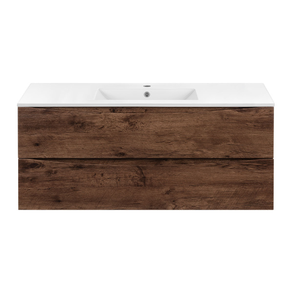 База под керамическую раковину Mia 1200 подвесная, 2 выкатных ящика soft close, R.Wood