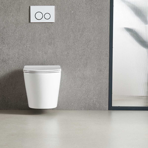 Унитаз подвесной Piatti VT1-11T Tornado, цвет белый, ультратонкое soft-close сиденье