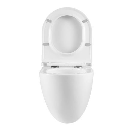 Унитаз подвесной Bien VT1-51T Tornado, цвет белый, ультратонкое soft-close сиденье