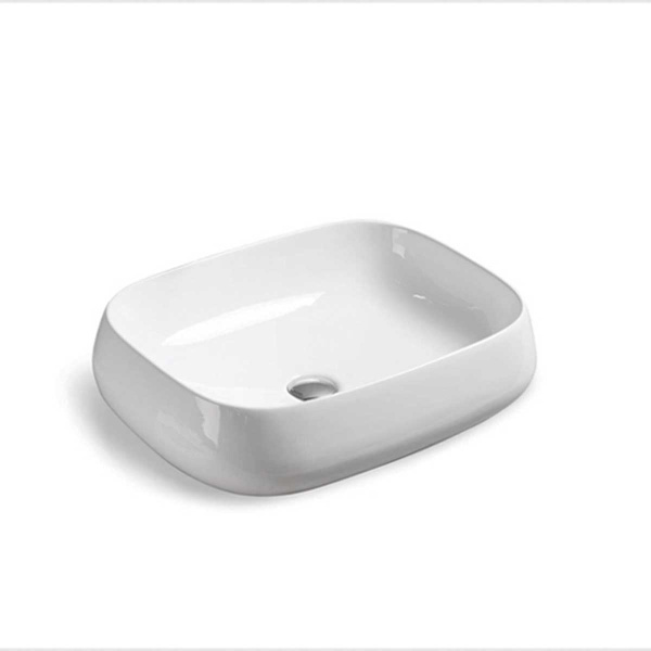 Раковина керамическая Vincea VBS-107, 560*420*145, накладная, цвет белый Раковина керамическая Vincea VBS-107, 560*420*145, накладная, цвет белый