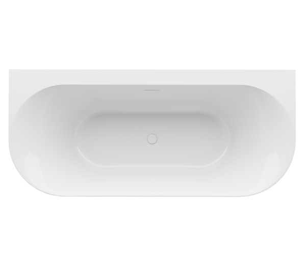 Ванна акриловая Vincea VBT-703-1800, 1800*800*585, цвет белый, щелевой перелив, слив белый