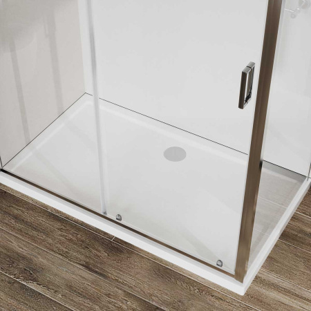 Душевой уголок City VSR-5CT9011CL, 1100*900, хром, стекло прозрачное 