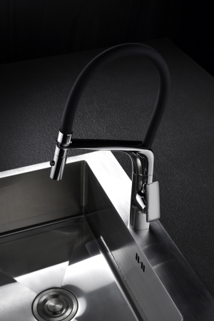 Смеситель для кухни Vincea VKF-115CH, хром