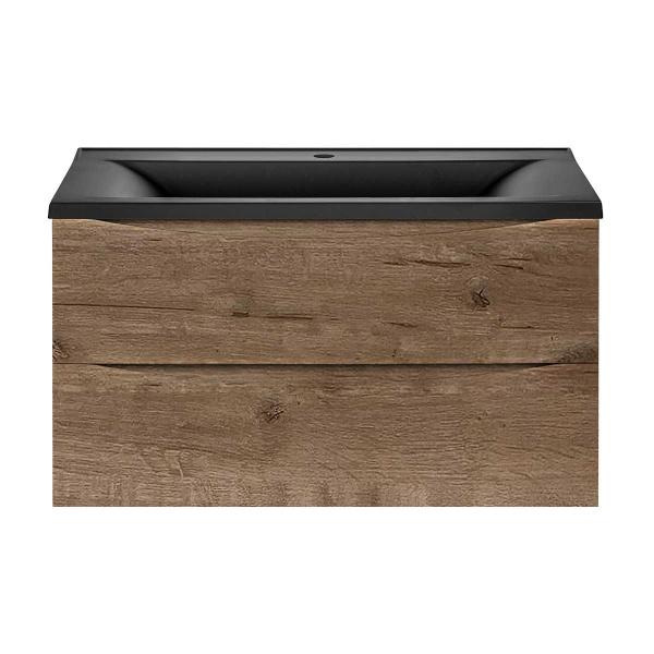 База под раковину Mia 900 подвесная, 2 выкатных ящика soft close, V.Oak