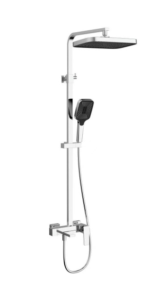 Душевая стойка Dice VSFS-4C12CH с изливом, хром