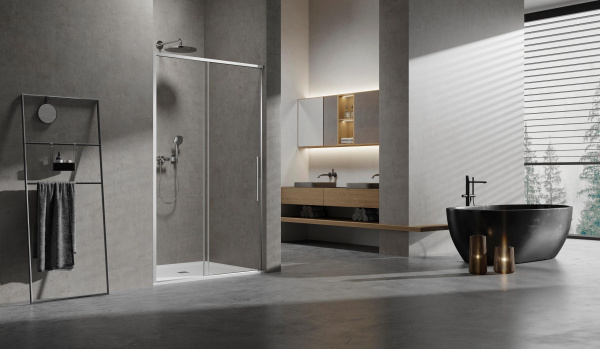 Душевая дверь Slim VDS-6SL110CL, 1100, хром, стекло прозрачное Душевая дверь Slim VDS-6SL110CL, 1100, хром, стекло прозрачное