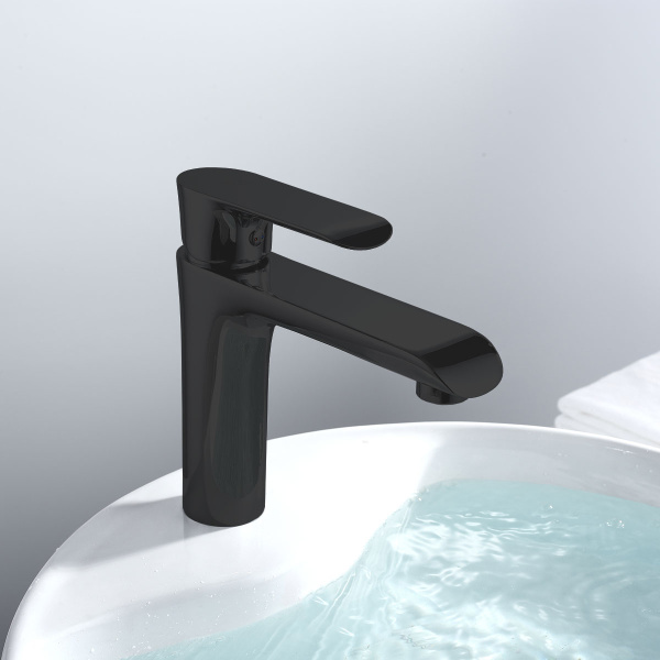 Смеситель для раковины Esse VBF-1E1MB однорычажный, черный