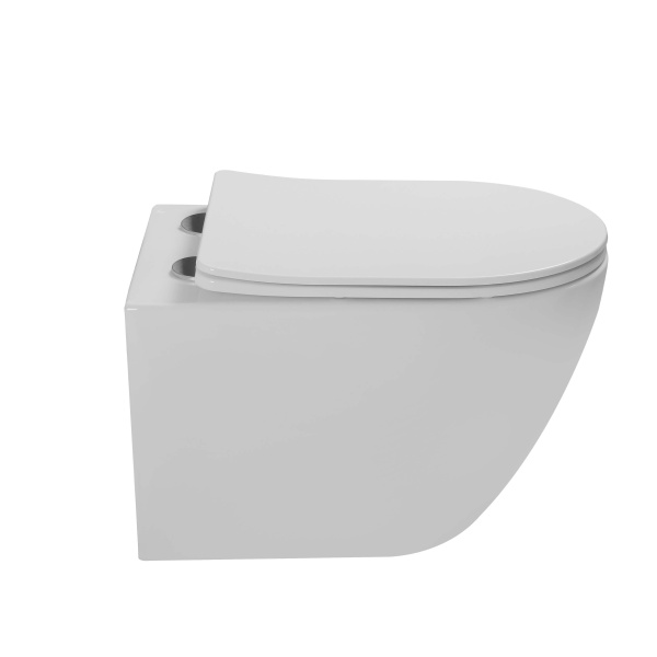 Унитаз подвесной Глобо (Globo) VT1-14ST Торнадо, цвет белый, ультратонкое сиденье микролифт