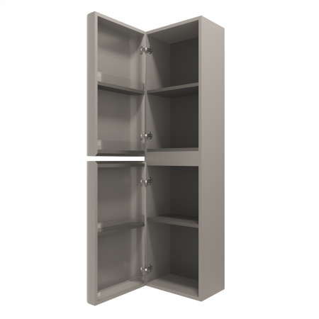 Шкаф Каприз (Caprise) VSC-4CA150MLG-L подвесной, левый, 1500*404*350, светло-серый матовый