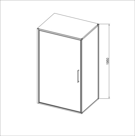 Душевой уголок Слим 8мм (Slim 8mm) VSR-4SLP9010CLG, 1000*900, брашированное золото, стекло прозрачное