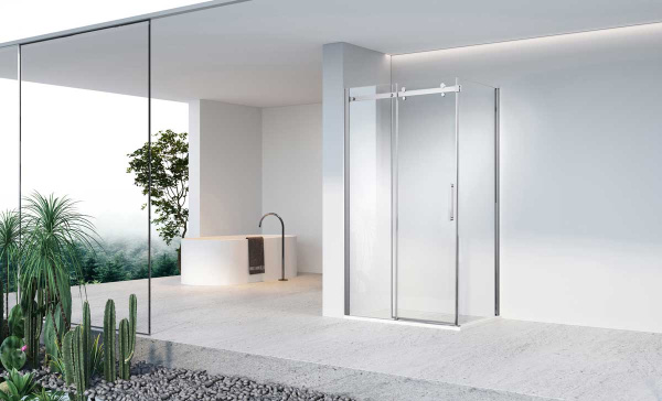 Душевой уголок Como-N VSR-4CN9014CL, 1400*900, хром, стекло прозрачное Душевой уголок Como-N VSR-4CN9014CL, 1400*900, хром, стекло прозрачное