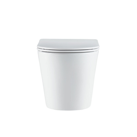 Унитаз подвесной Piatti VT1-11T Tornado, цвет белый, ультратонкое soft-close сиденье