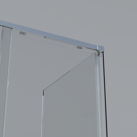 Душевой уголок Софт 2 (Soft 2) VSR-3SO28011CL, 1100*800, хром, стекло прозрачное