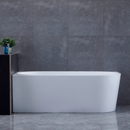 Ванна акриловая Vincea VBT-402-1700L, 1700*800*580, цвет белый, левая, щелевой перелив