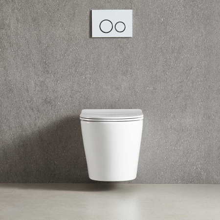 Унитаз подвесной Piatti VT1-11T Tornado, цвет белый, ультратонкое soft-close сиденье