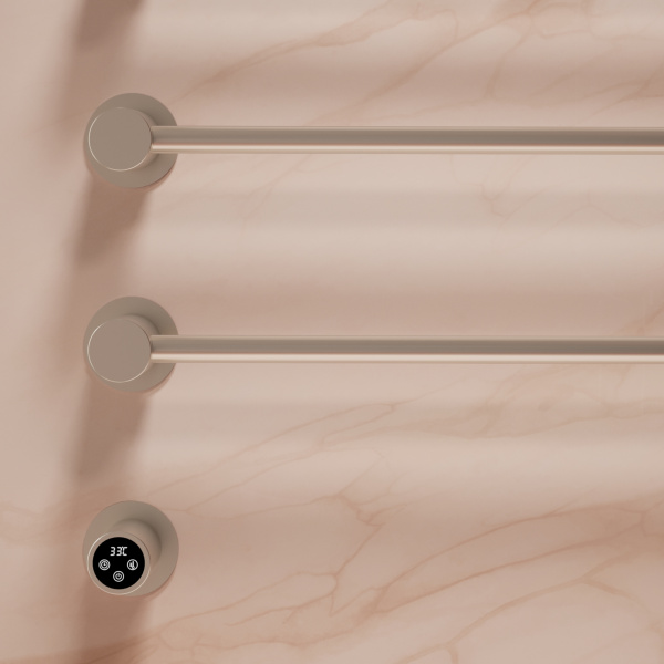 Полотенцесушитель электрический Vincea VTD-2H1BN, брашированный никель, таймер