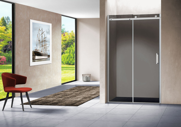 Душевая дверь Como VPS-1C120CG, 1200, хром, стекло тонированное