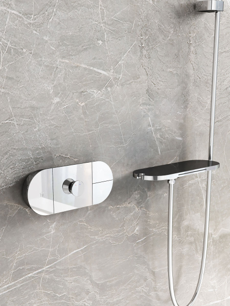 Душевой комплект Futura VSFW-2F12TCH термостатический встраиваемый, 3 режима, хром