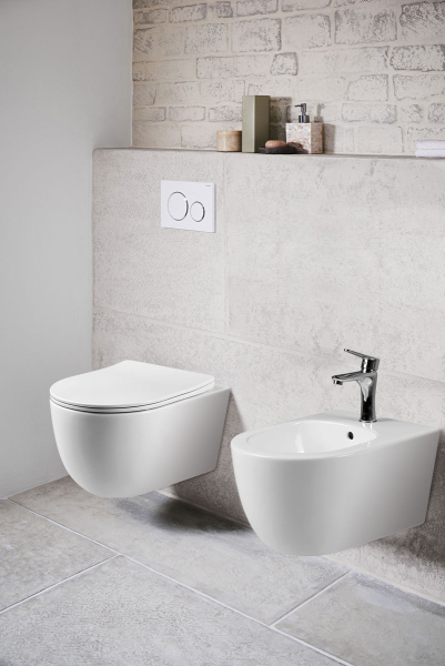 Подвесное биде Evo VB1-34S, цвет белый