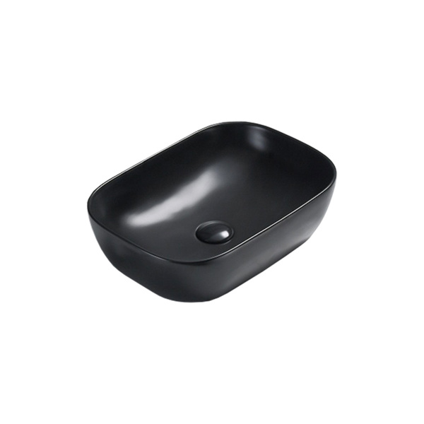 Раковина керамическая Vincea VBS-102MB, 455*325*135, накладная, цвет черный матовый Раковина керамическая Vincea VBS-102MB, 455*325*135, накладная, цвет черный матовый