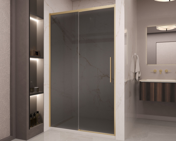 Душевая дверь Stella VDS-1ST120CGG, 1200, брашированное золото, стекло тонированное Душевая дверь Stella VDS-1ST120CGG, 1200, брашированное золото, стекло тонированное