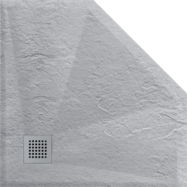 Поддон для душа из искусственного камня VST-4SP9090G, 900*900*25, серый  Поддон для душа из искусственного камня VST-4SP9090G, 900*900*25, серый