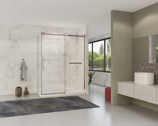 Душевой уголок Como Soft VSR-1CS1014CL, 1400*1000, хром, стекло прозрачное Душевой уголок Como Soft VSR-1CS1014CL, 1400*1000, хром, стекло прозрачное