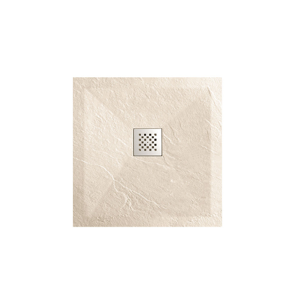 Поддон для душа из искусственного камня VST-4SR9090C, 900*900*25, бежевый