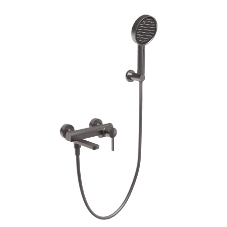 Смеситель для ванны ТГ (TG) VTFW-5TG2GM, вороненая сталь