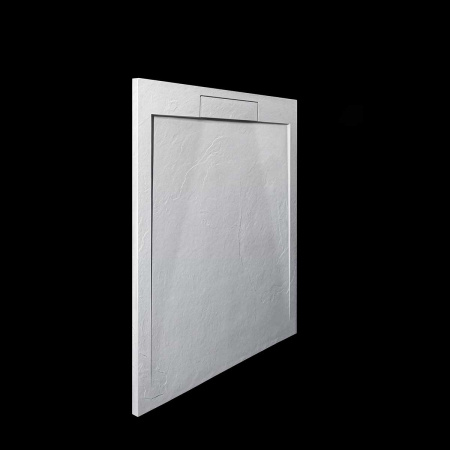 Поддон для душа из искусственного камня VST-4SRL9090W, 900*900*25, белый матовый