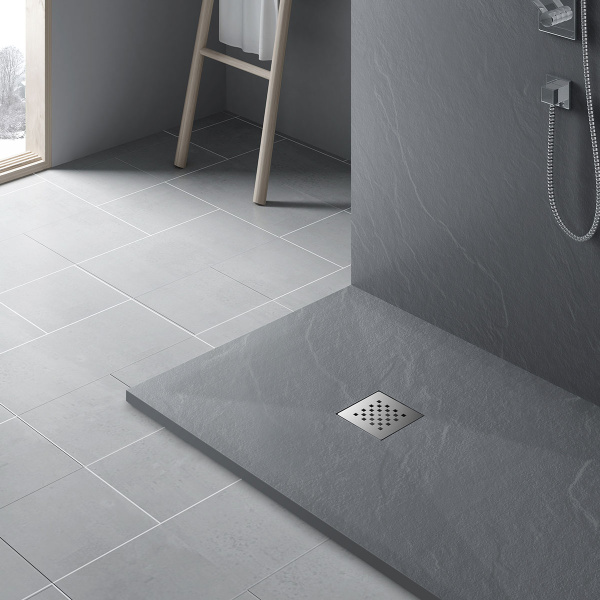 Поддон для душа из искусственного камня  VST-4SR8010G,1000*800*25, серый Поддон для душа из искусственного камня  VST-4SR8010G,1000*800*25, серый