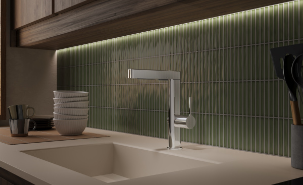 Смеситель для кухни Vincea VKF-22CH, хром