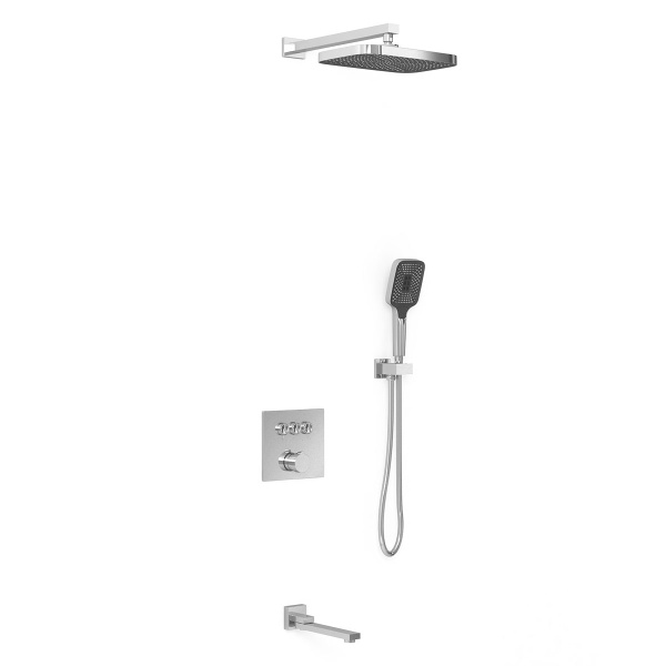 Душевой комплект VSFW-4311CH встраиваемый, трехрежимный, хром