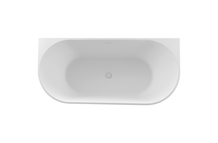 Ванна Солид Серфейс (Solid Surface) Vincea VBT-4S07-1700MW, 1700*800*550, белый матовый, щелевой перелив