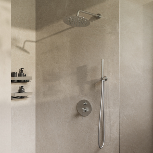 Душевой комплект Desire VSFW-1D1BN встраиваемый, 2 режима, 25см S304 верх душ, брашированный никель