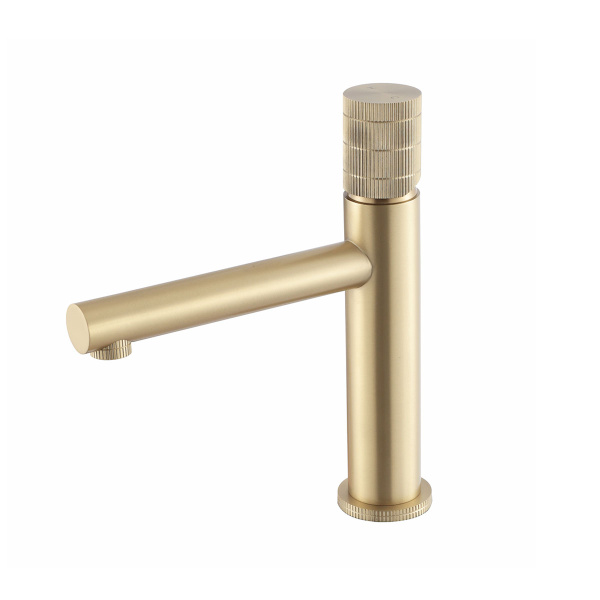 Смеситель для раковины Groove VBF-4G1BG4, брашированное золото Смеситель для раковины Groove VBF-4G1BG4, брашированное золото