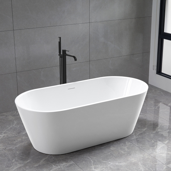 Ванна акриловая Vincea VBT-4291-1700, 1700*800*580, цвет белый, щелевой перелив