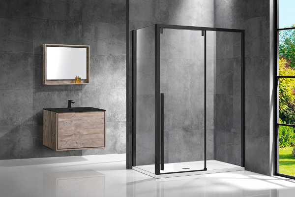 Душевой уголок Lugano VSR-1L9013CLB-1, 1300*900, черный, стекло прозрачное Душевой уголок Lugano VSR-1L9013CLB-1, 1300*900, черный, стекло прозрачное