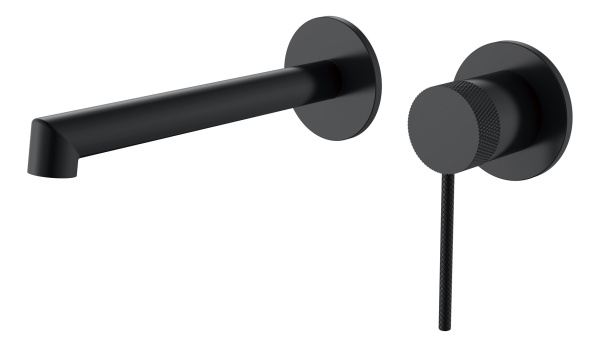 Смеситель для раковины Rim VBFW-2RM1MB встраиваемый однорычажный, черный матовый